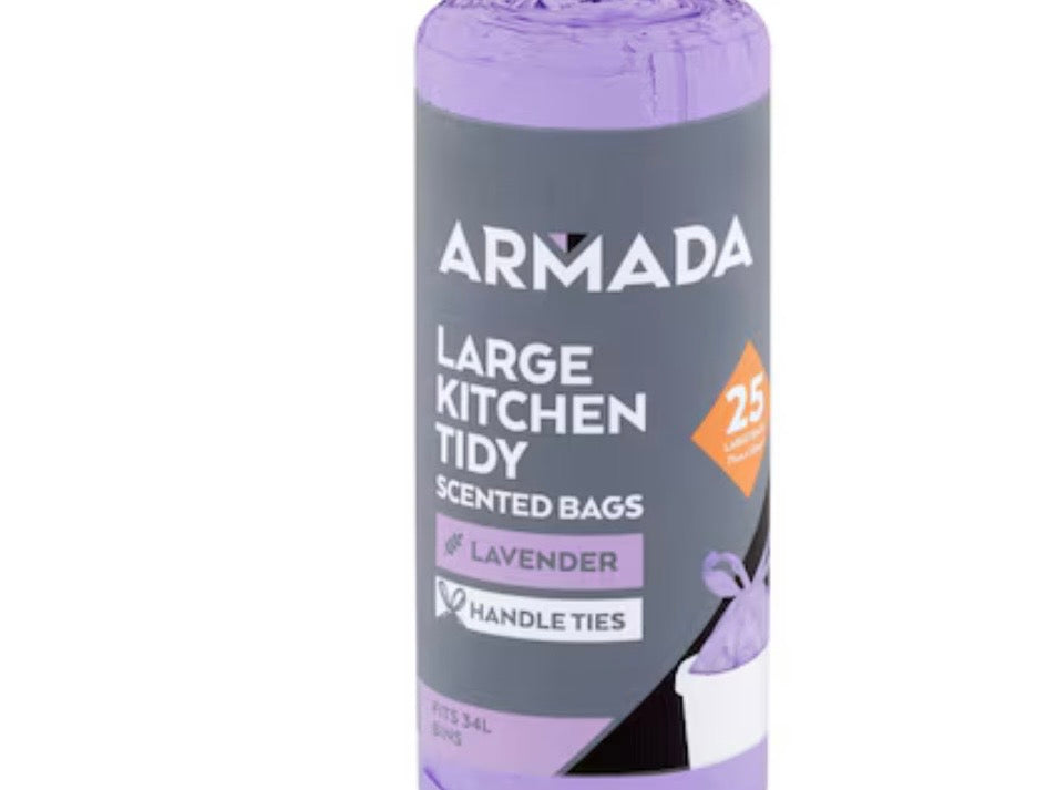 Armada Large Kitchen Tidy Bag Lavender/Lemon Scented 25 pack
