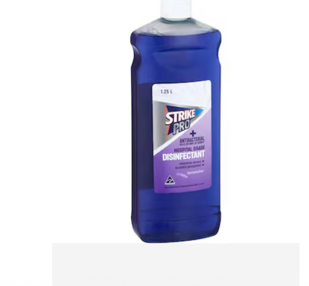 Strike Pro Disinfectant Lavender Hospital Grade 1.25L